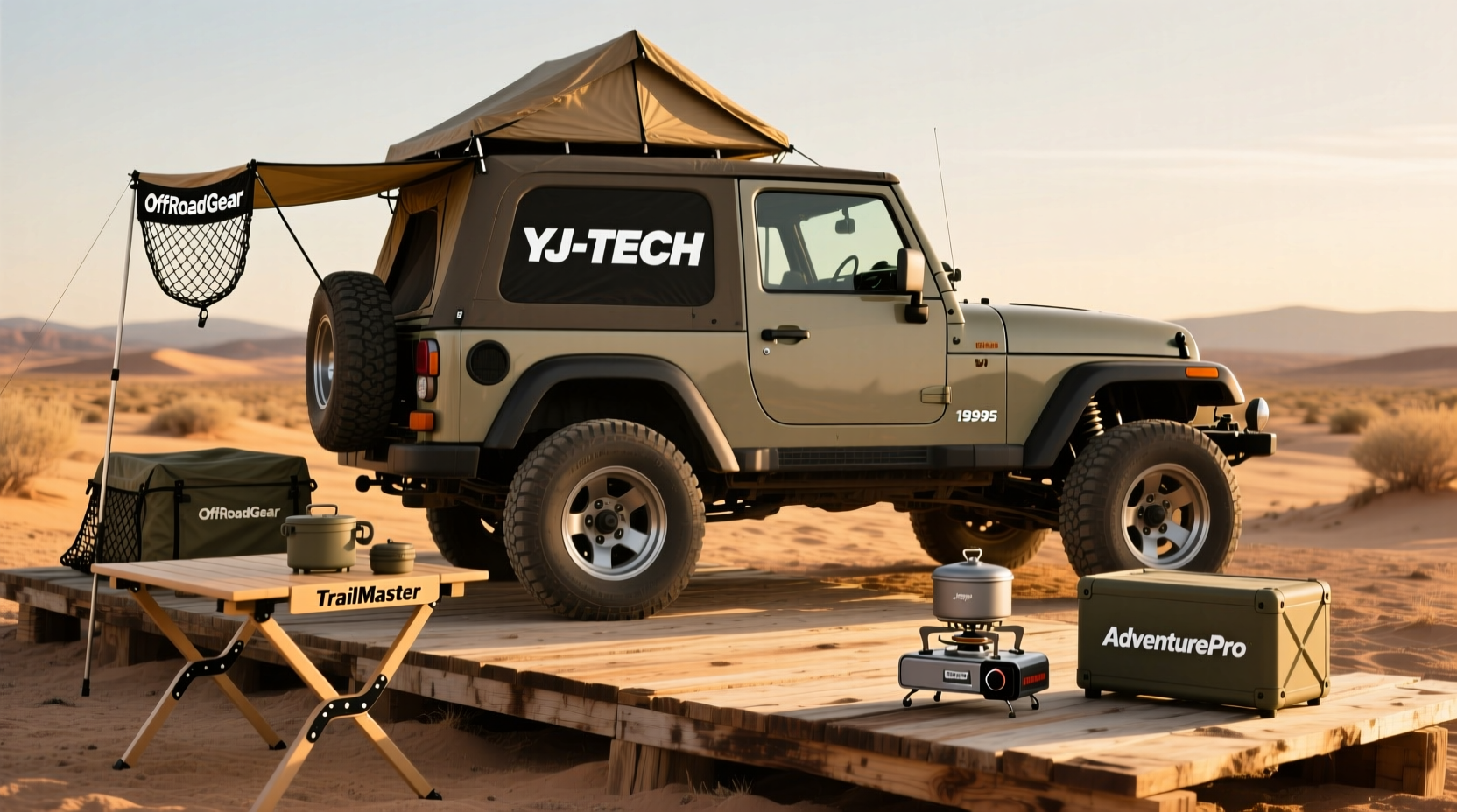 yj offroad camping accessories