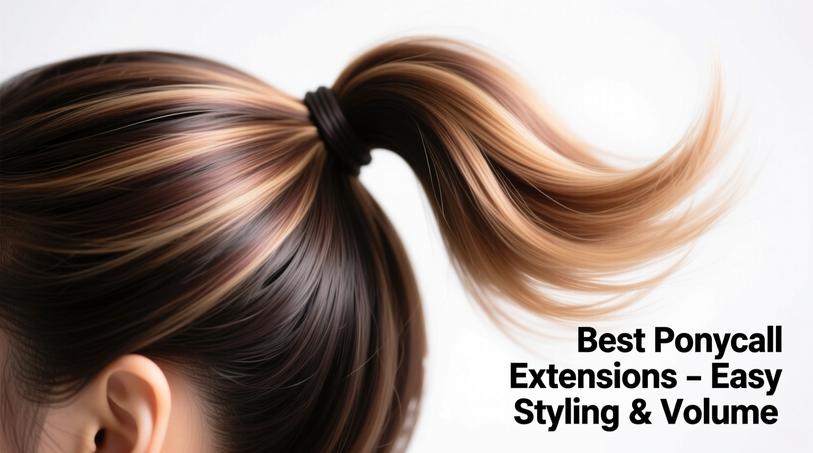 best clip in ponytail extensions for easy styling and volume