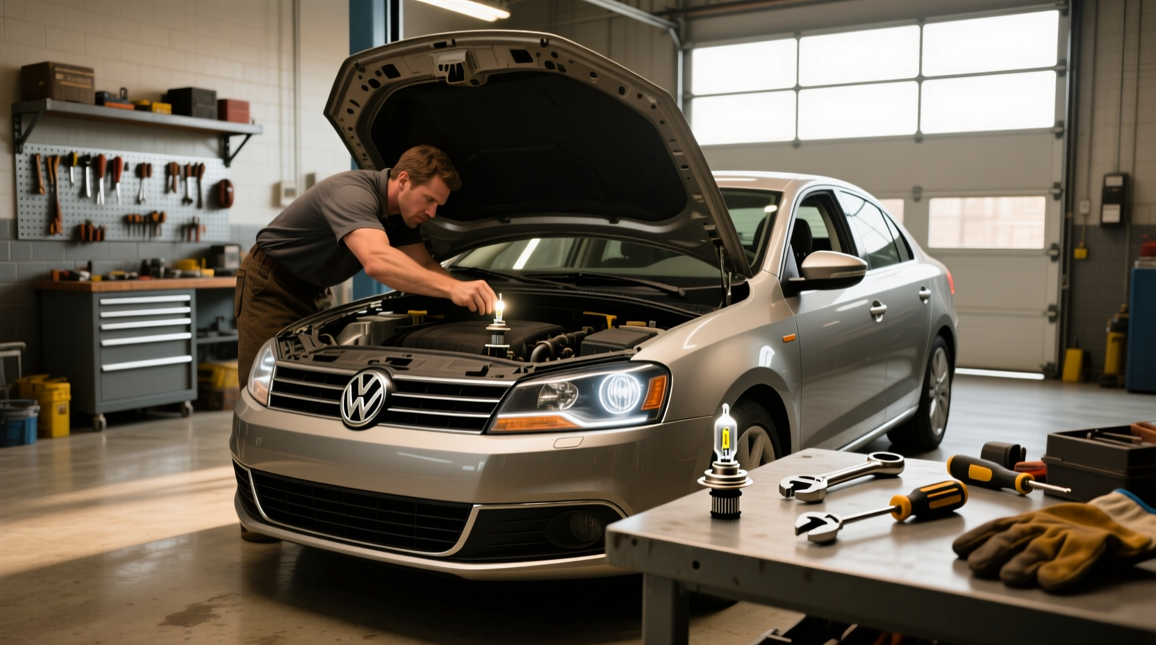 2014 vw jetta headlight bulb replacement guide