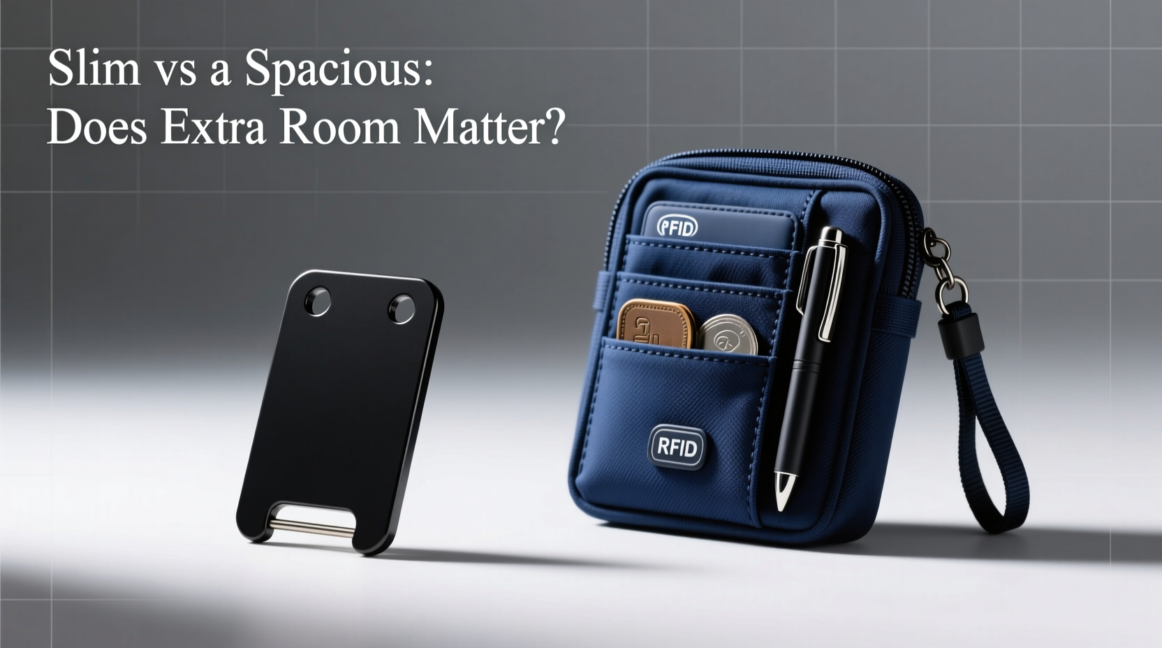 multifunctional key pouch vs simple key holder does extra space really matter or is slim better
