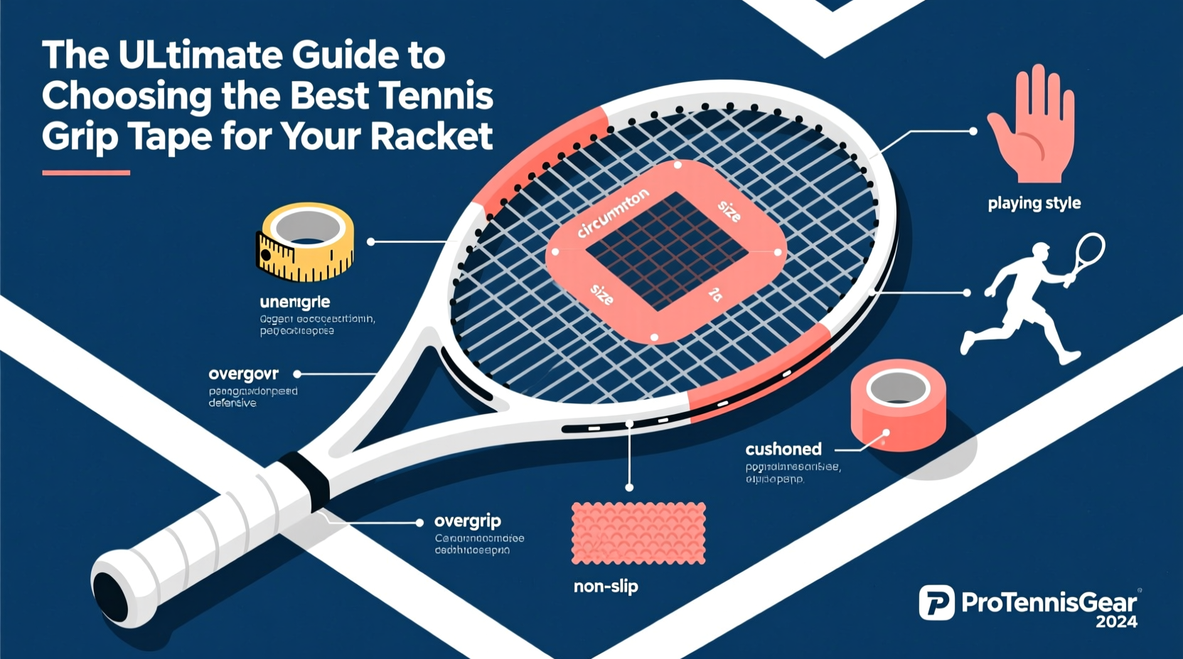 a reliable guide to finding the best tennis grip tape for your racket