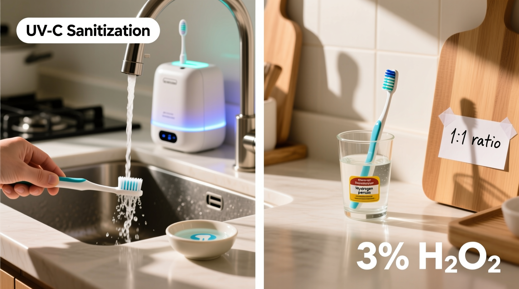 effective methods to clean and sanitize your toothbrush safely at home