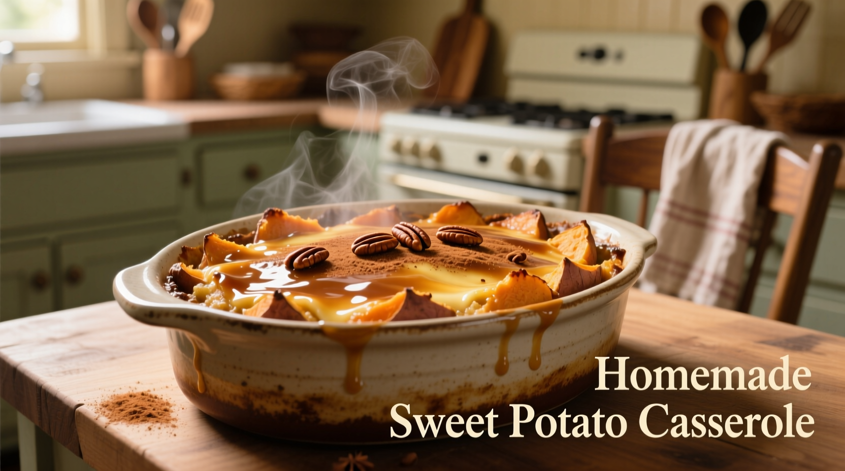 Perfect Crockpot Sweet Potato Casserole Recipe