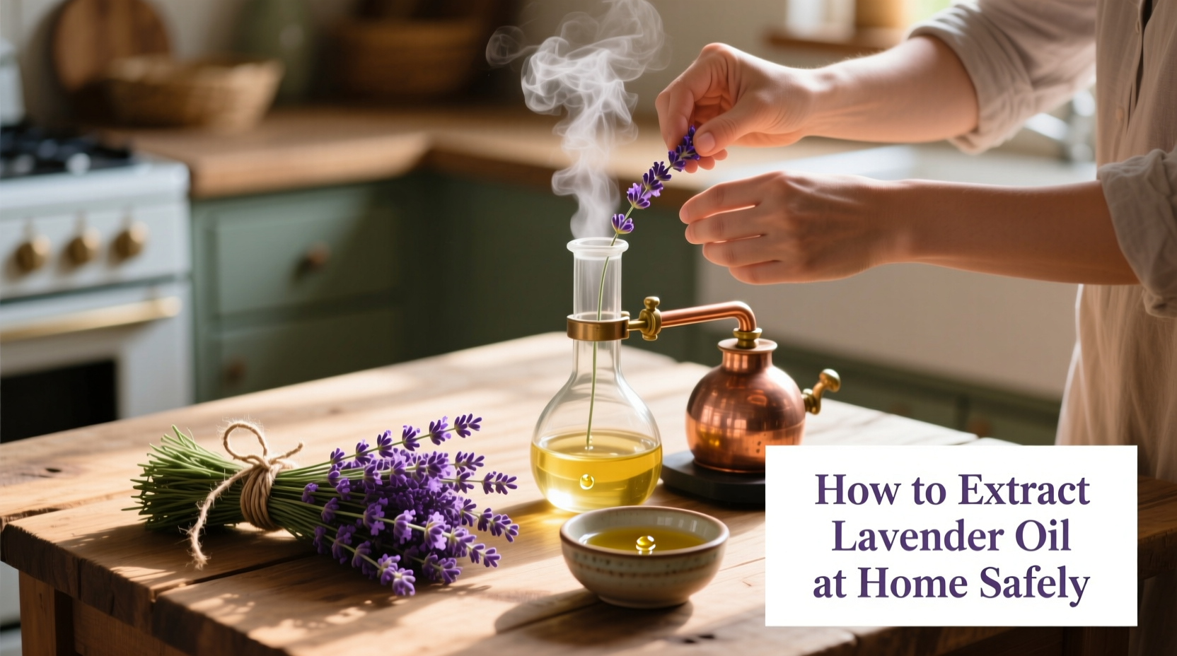 how to extract lavender oil from the plant