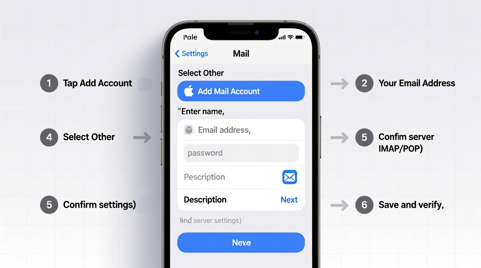 step by step guide to setting up any email account on your iphone easily