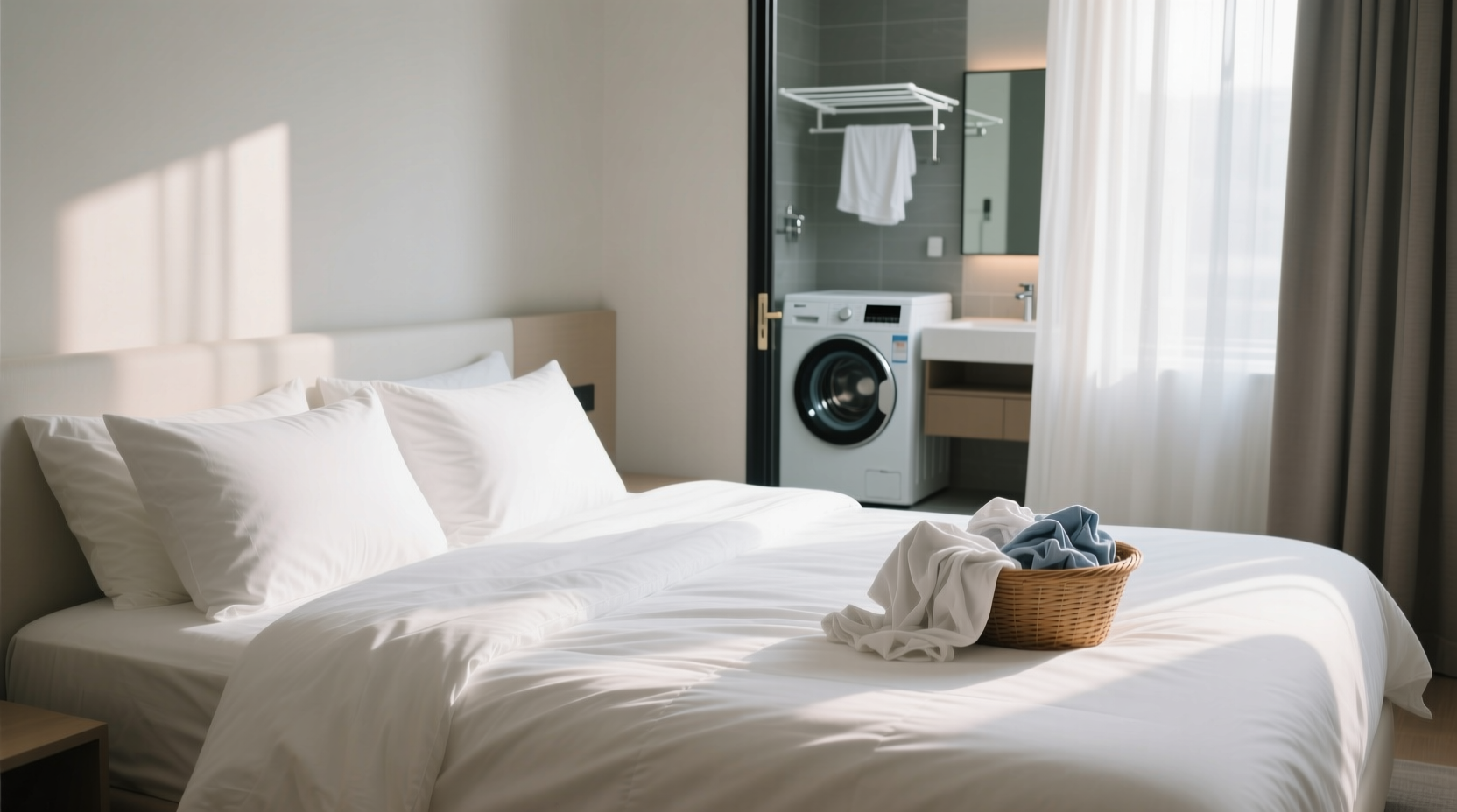 how to clean linen bedding