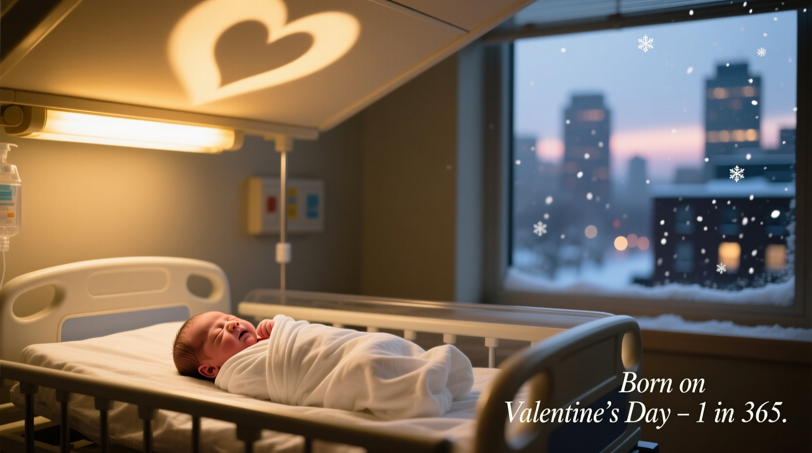 how rare is it to be born on valentines day