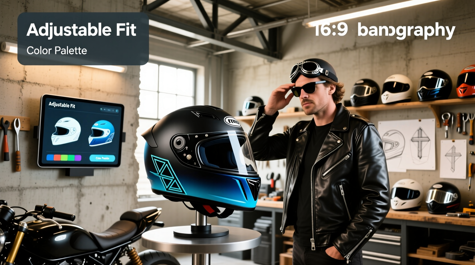 Custom Motorcycle Helmet Fit Guide & What Tapping Means