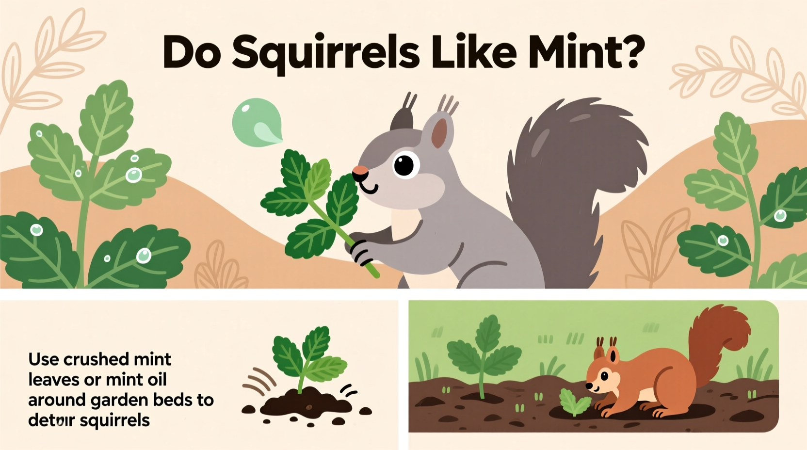 Do Squirrels Like Mint? How to Use It to Keep Them Away