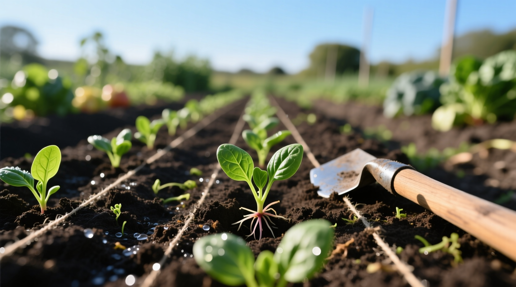 planting spinach spacing