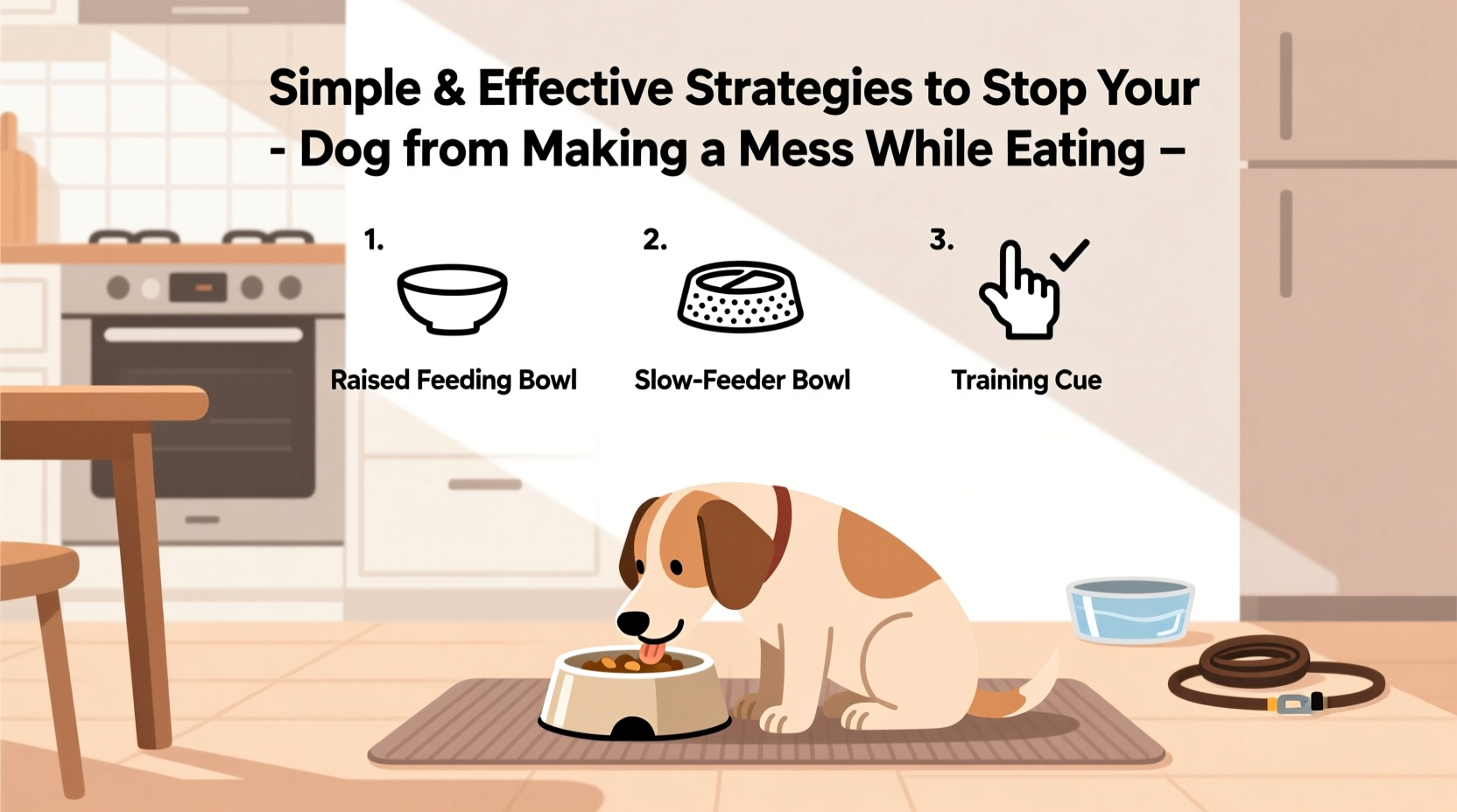 simple and effective strategies to stop your dog from making a mess while eating