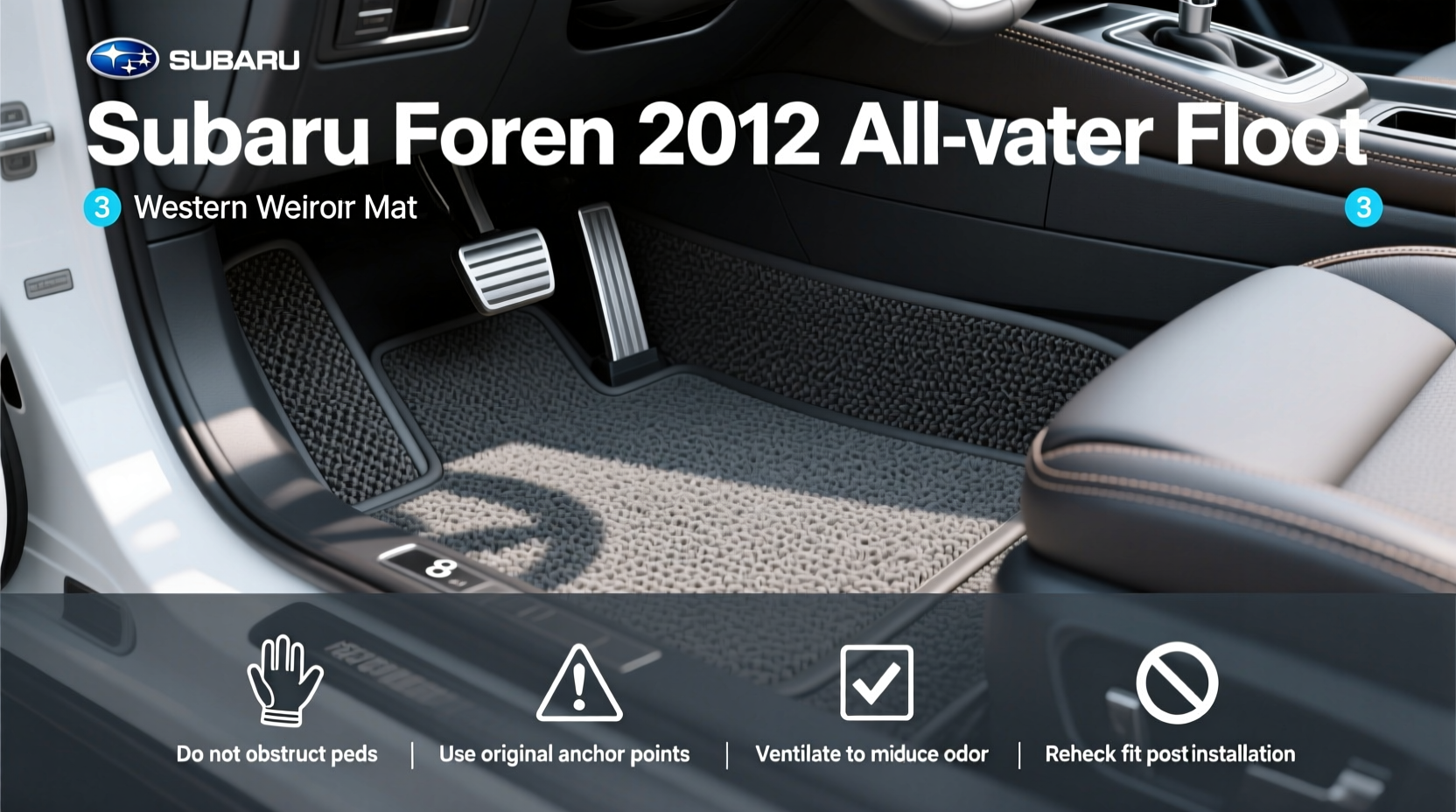 Subaru Forester 2012 All Weather Floor Truck Mat Buying Guide