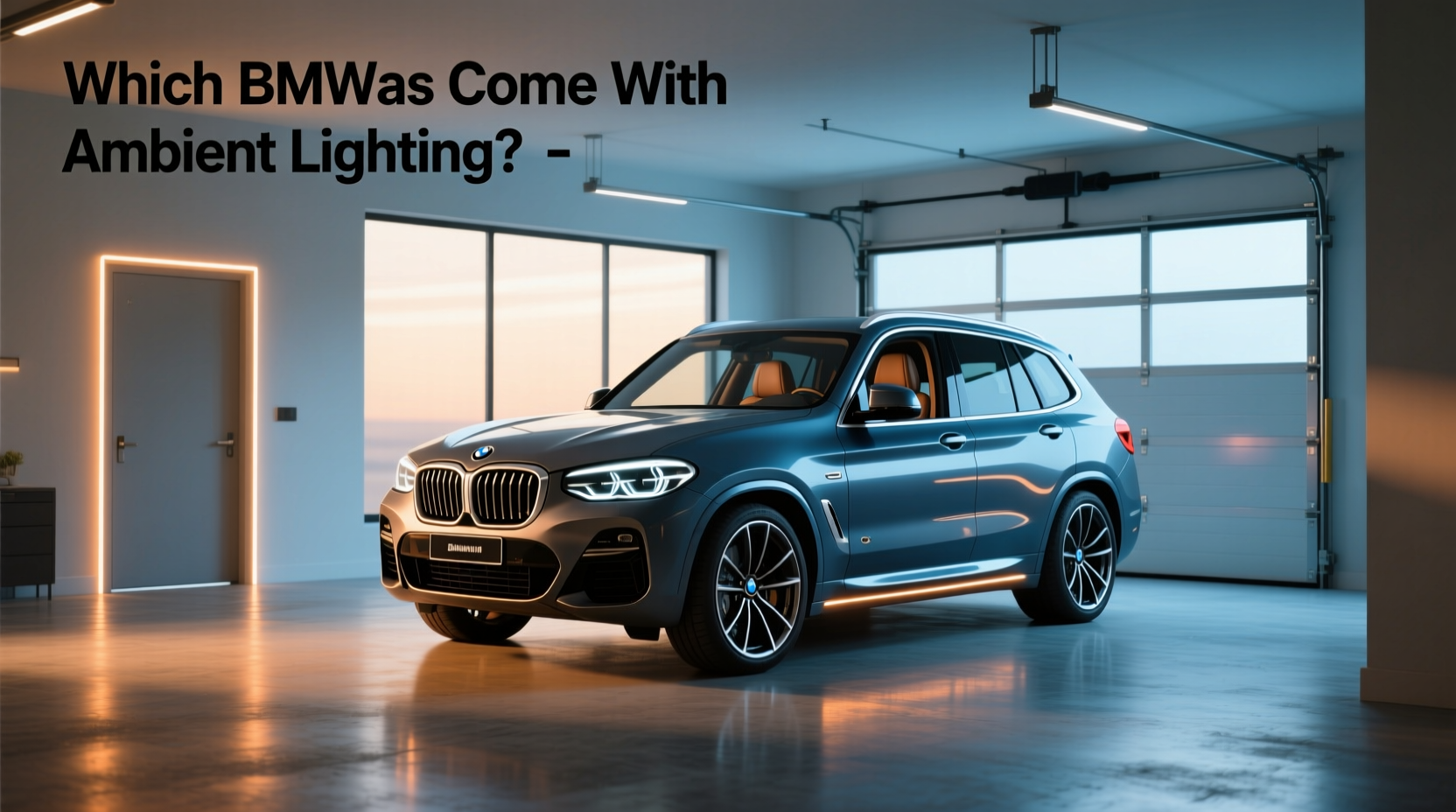 BMW X3 Ambient Lighting Guide: How to Choose
