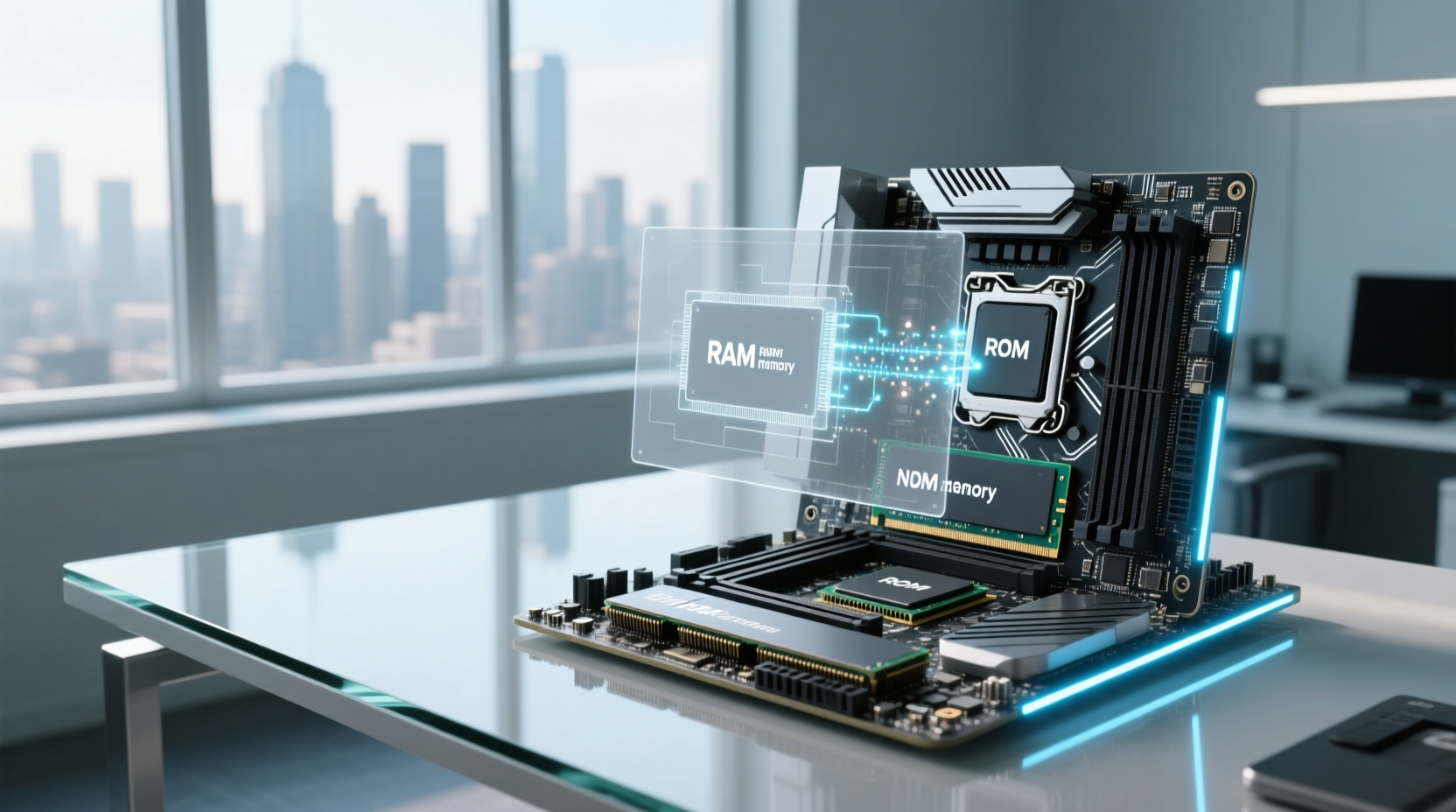 ram memory and rom memory