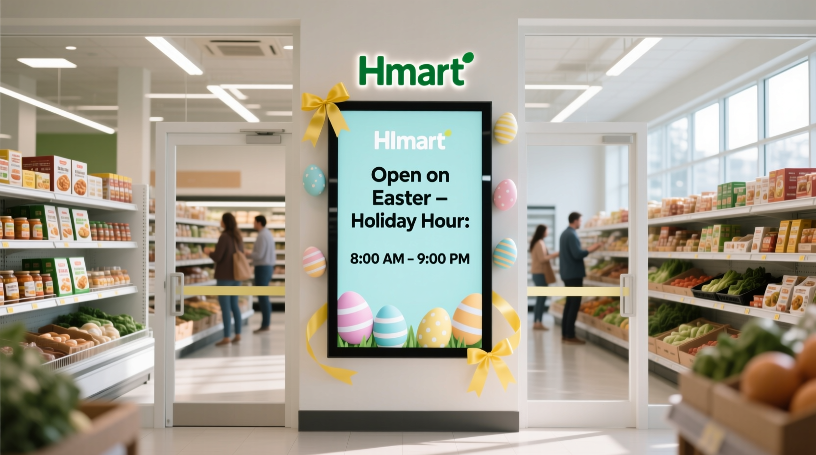 is hmart open on easter