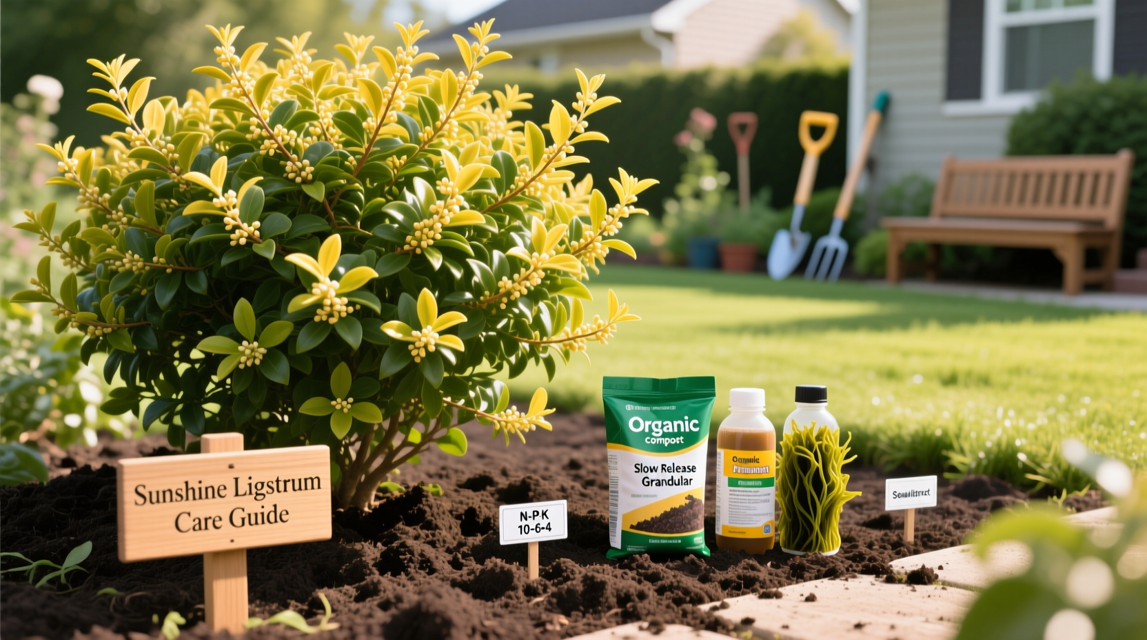 how to choose the best fertilizer for sunshine ligustrum shrubs