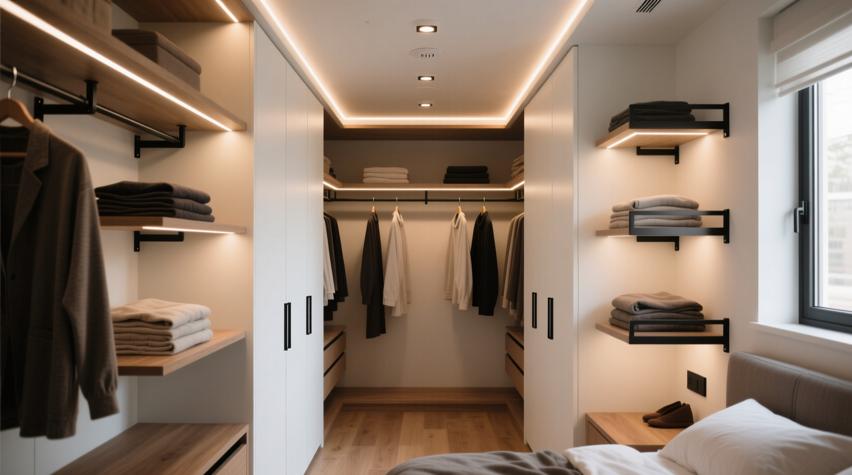 closet lighting ideas
