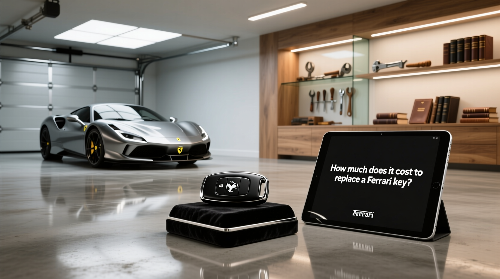 How to choose Ferrari car key, How much does it cost to replace a Ferrari key?