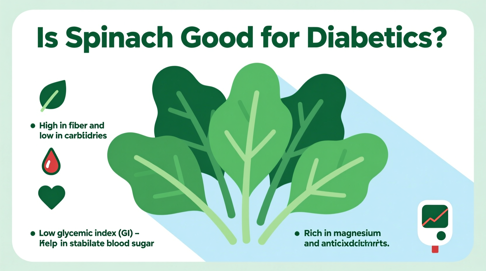 Spinach for Diabetics: Benefits, Nutrition & Practical Tips