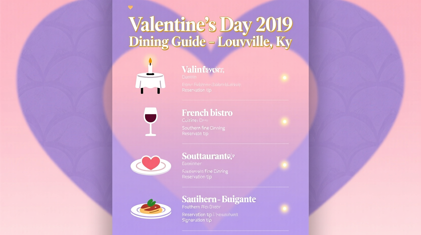 where to eat on valentines day 2019 louisville ky