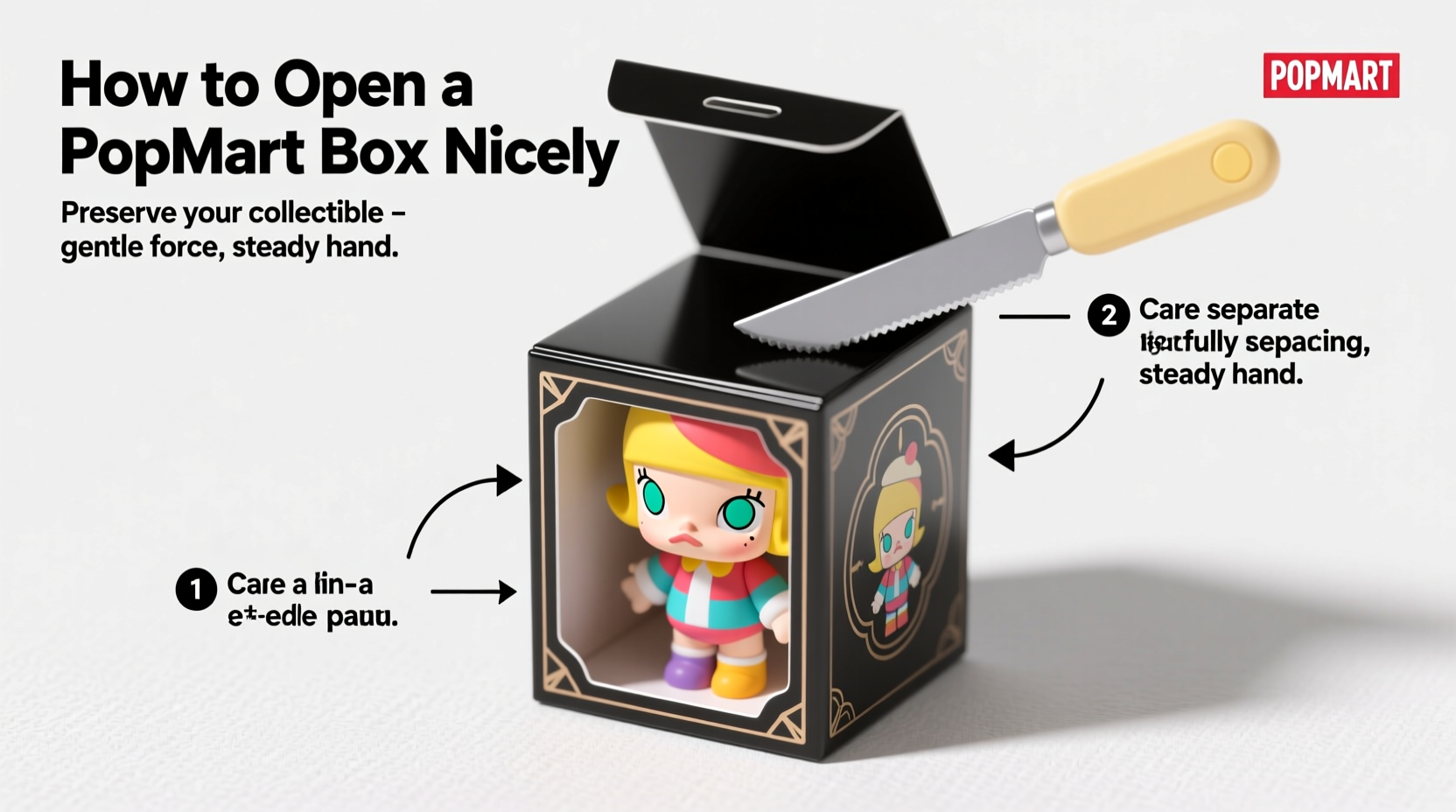 how to open popmart box nicely