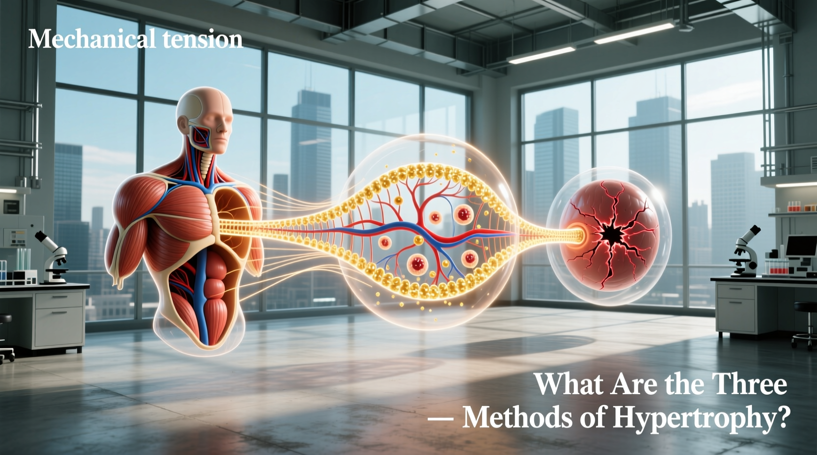 3 mechanisms of muscle hypertrophy