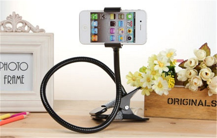 Flexible Metal Long Arm Lazy Phone Holder, Lazy Bracket Mobile Phone Holder