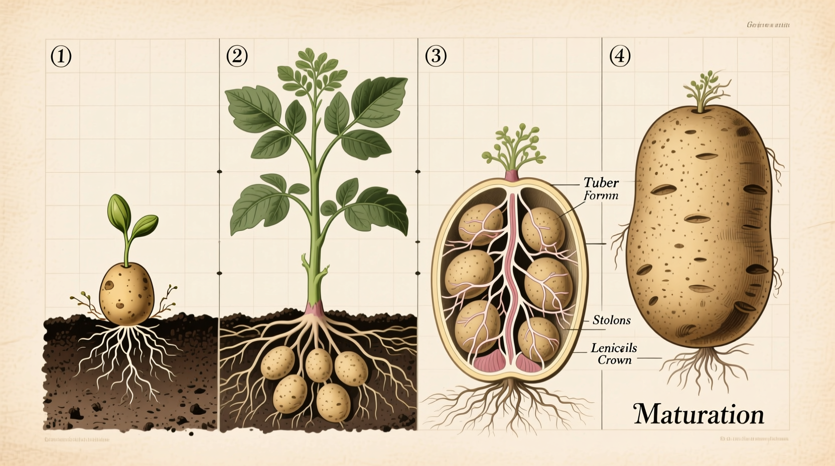 Potato Growth Stages: 5 Phases from Planting to Harvest