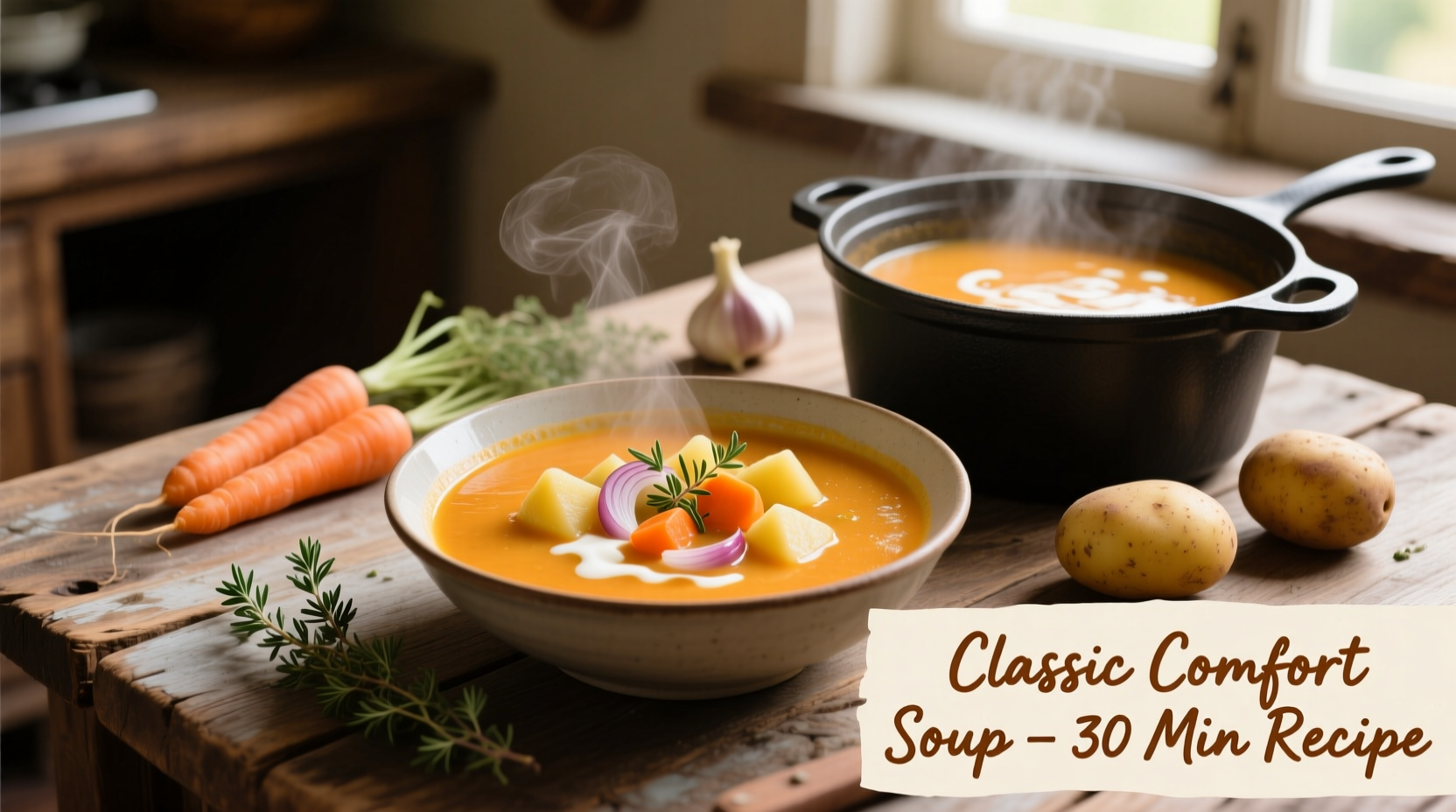 Perfect Potato Carrot Soup Recipe: Creamy & Healthy in 45 Min