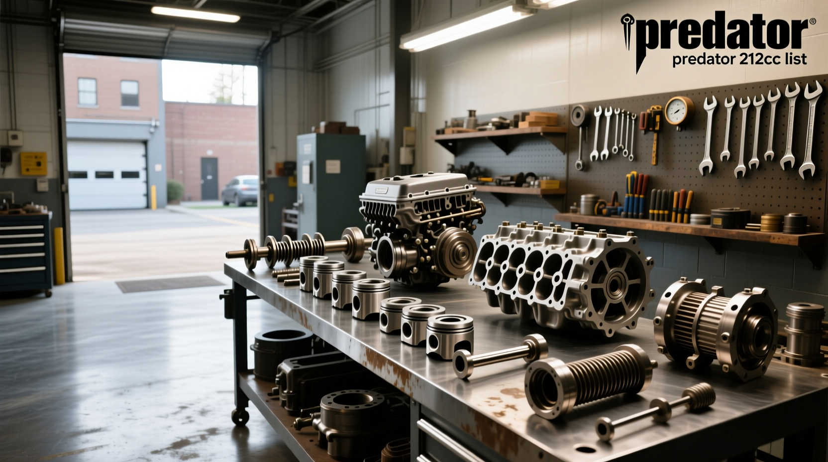 What parts are in a Predator 212cc engine?