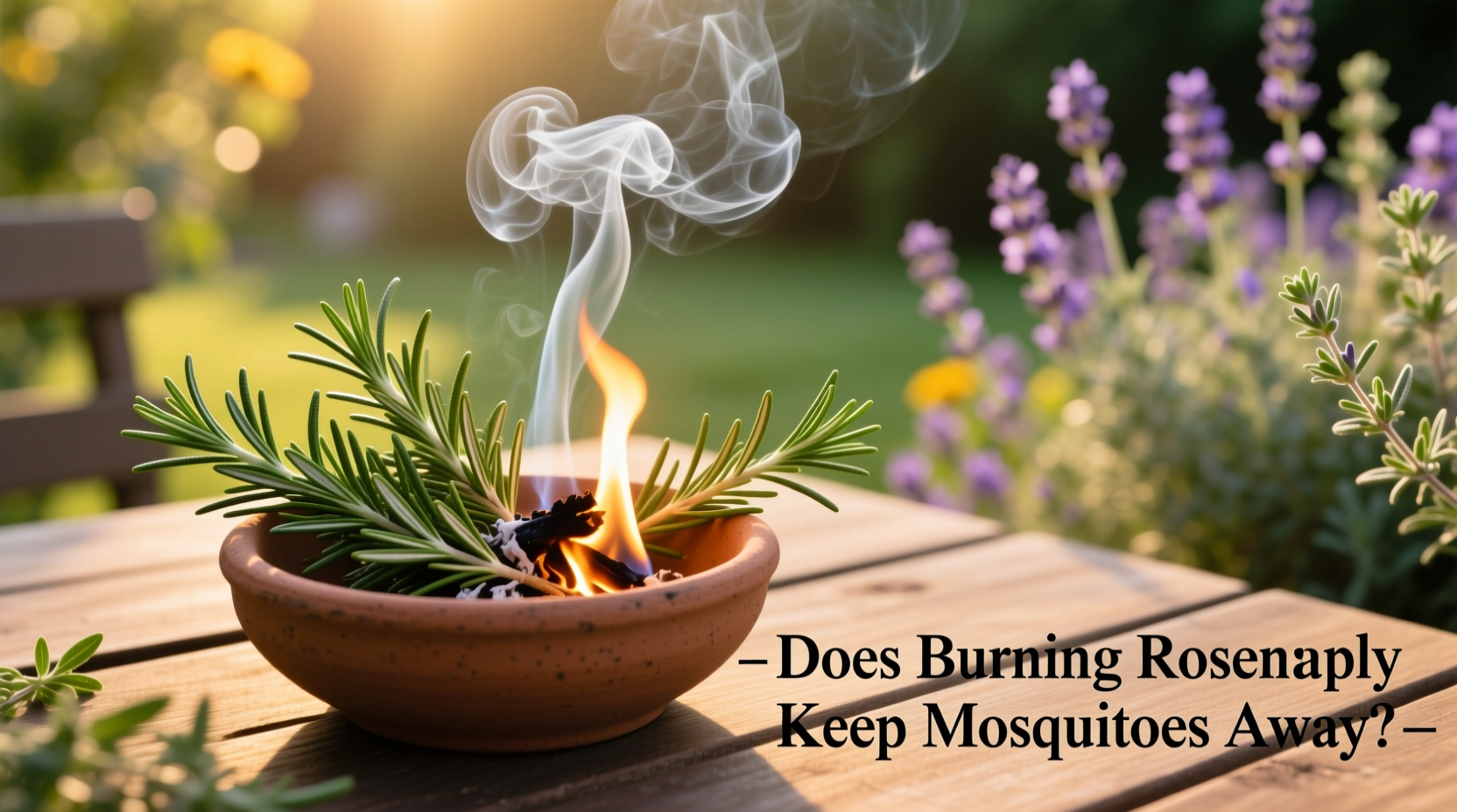 Does Burning Rosemary Keep Mosquitoes Away?