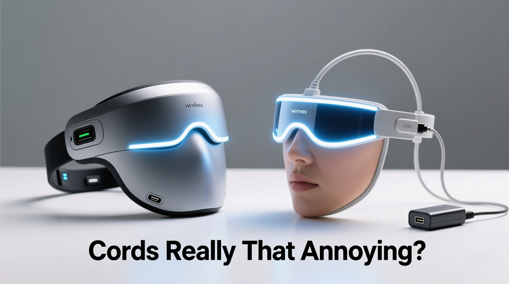 wireless vs wired led face masks are cords really that annoying