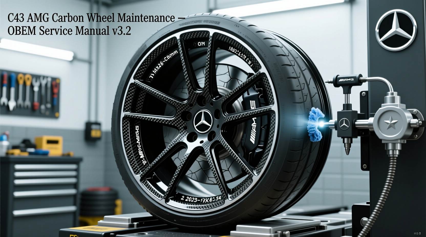 C43 AMG Carbon Wheel Maintenance: Exact Steps & OEM Specs