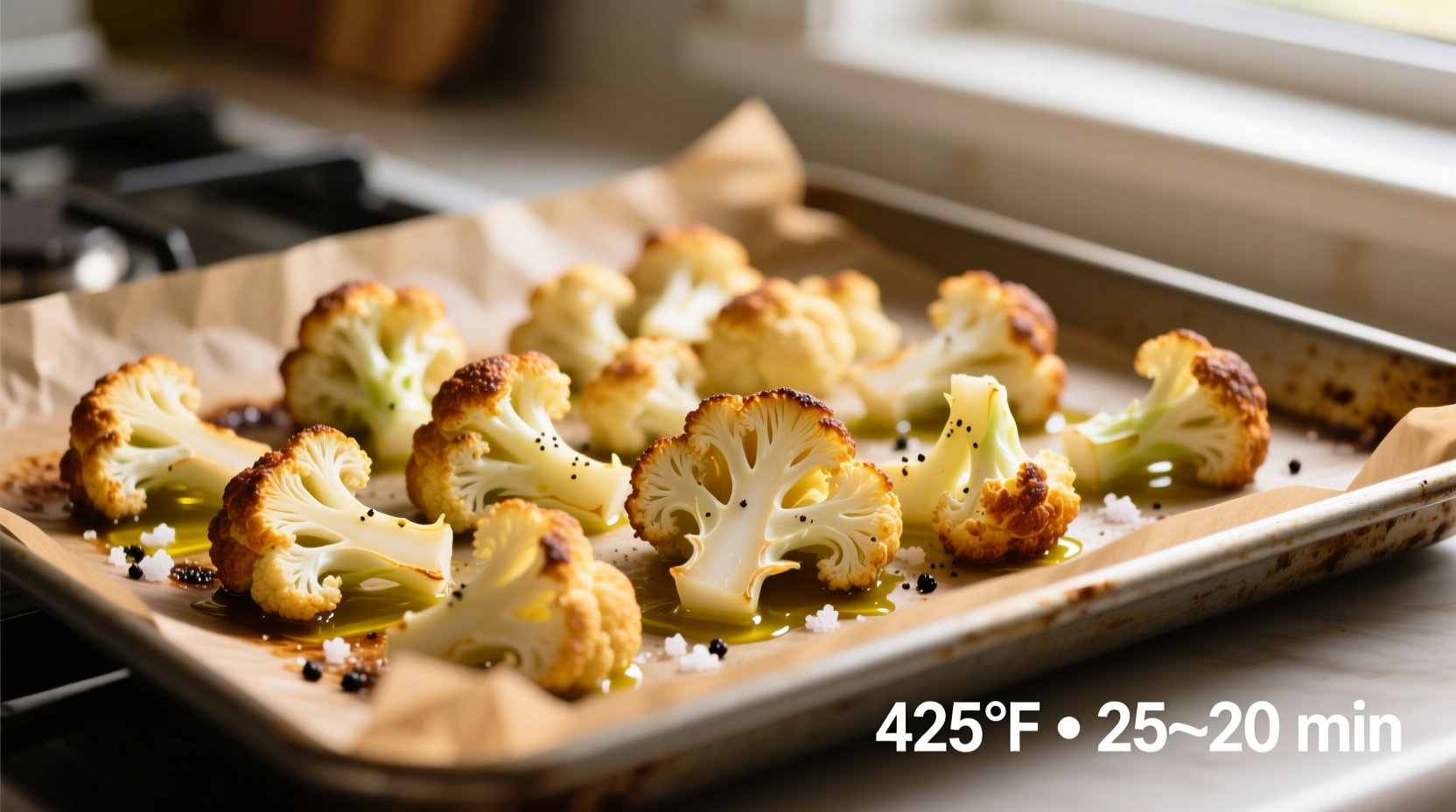 what temp to roast cauliflower