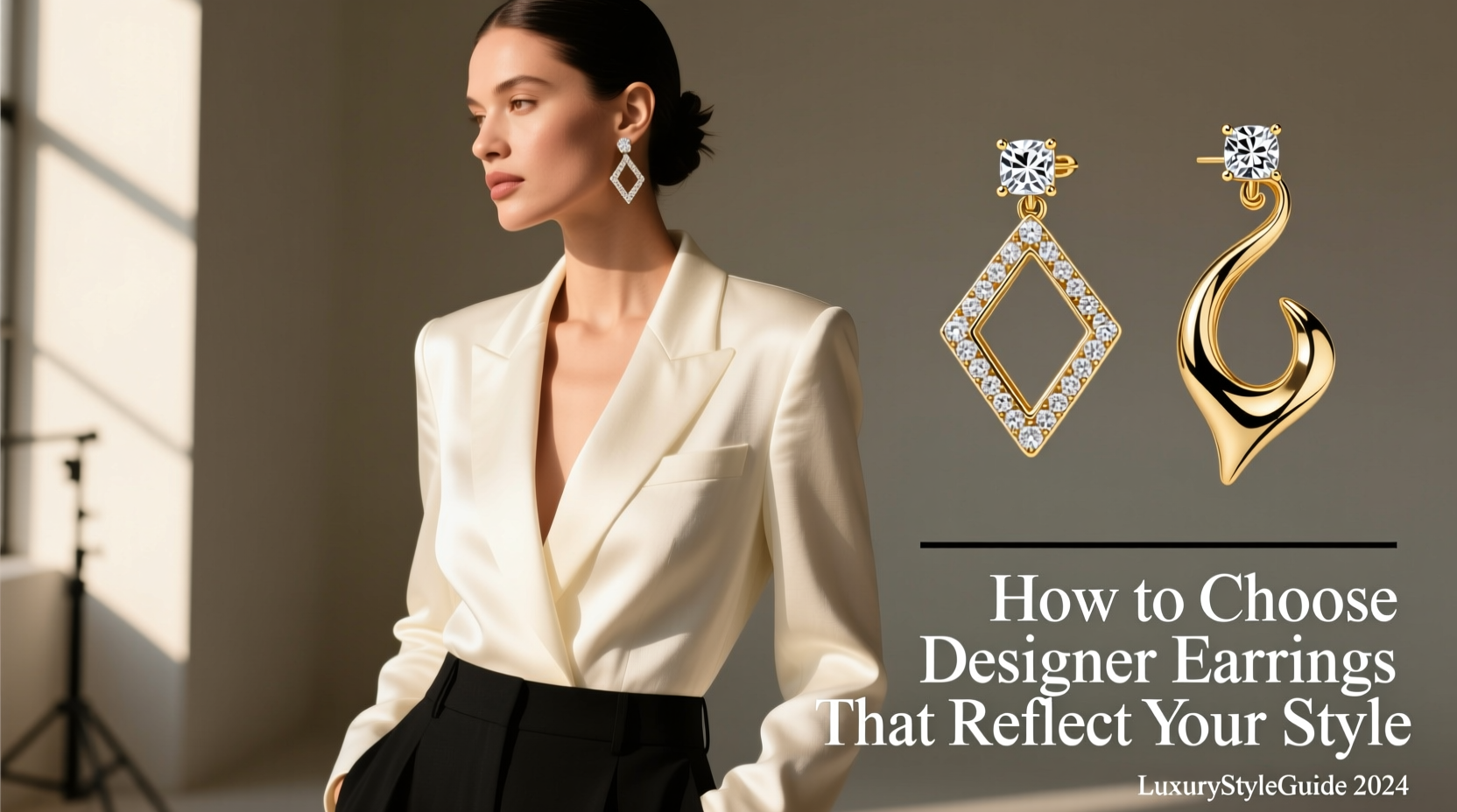 how to select high end designer earrings that perfectly complement your personal style