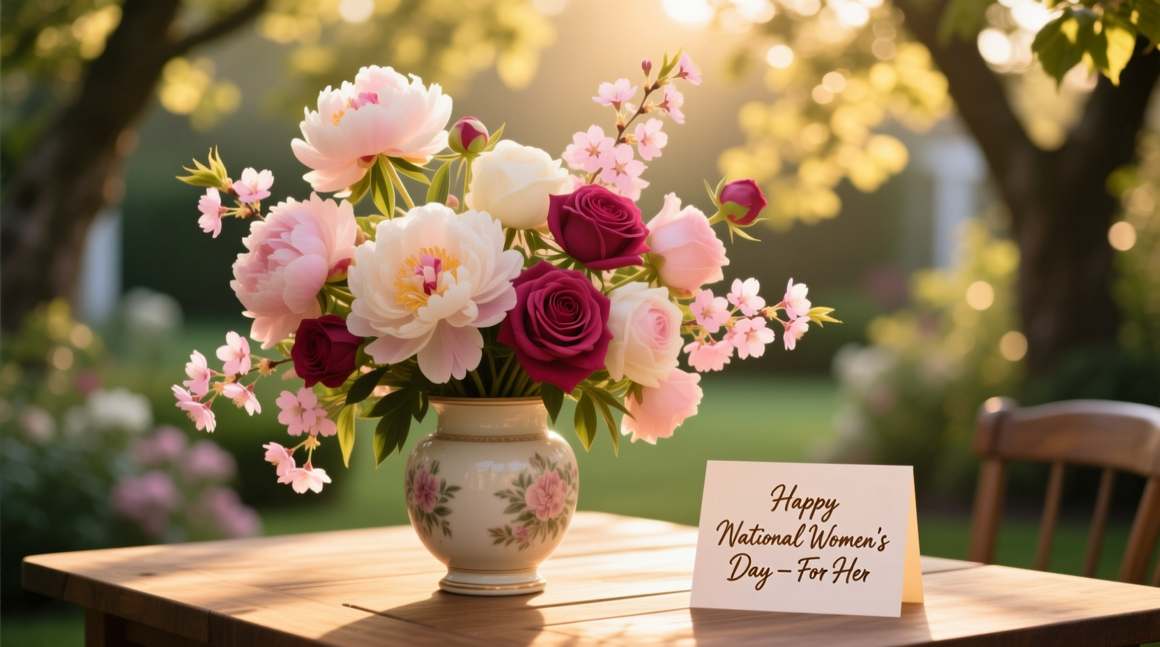 national womens day flower