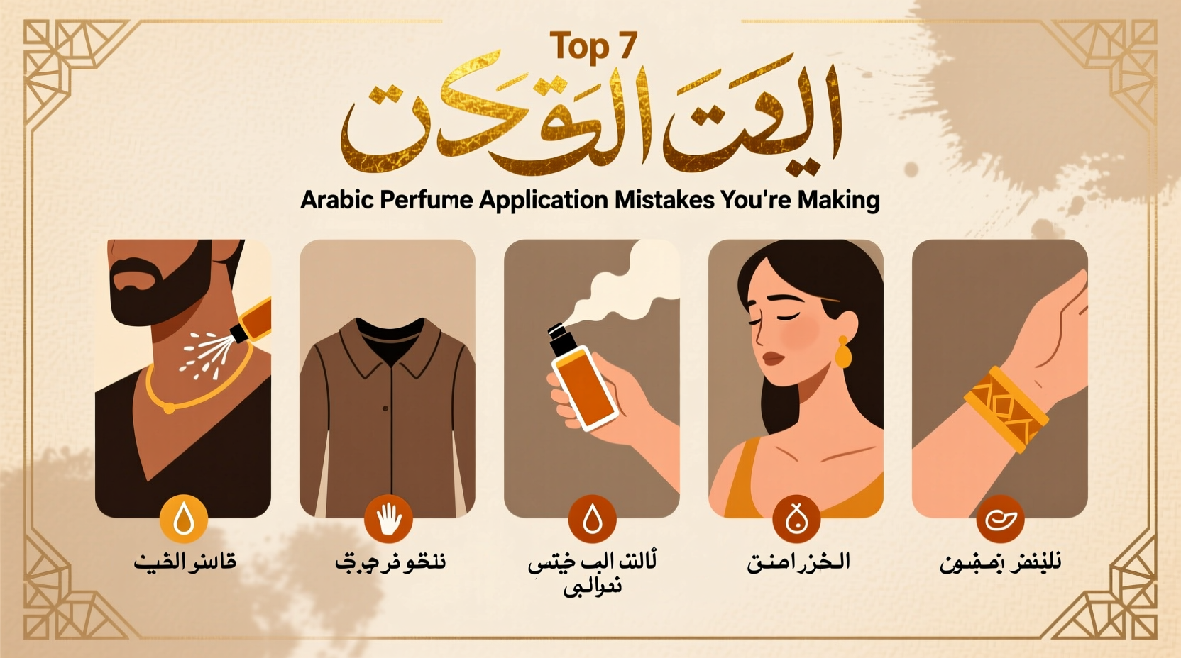 arabic perfume application mistake