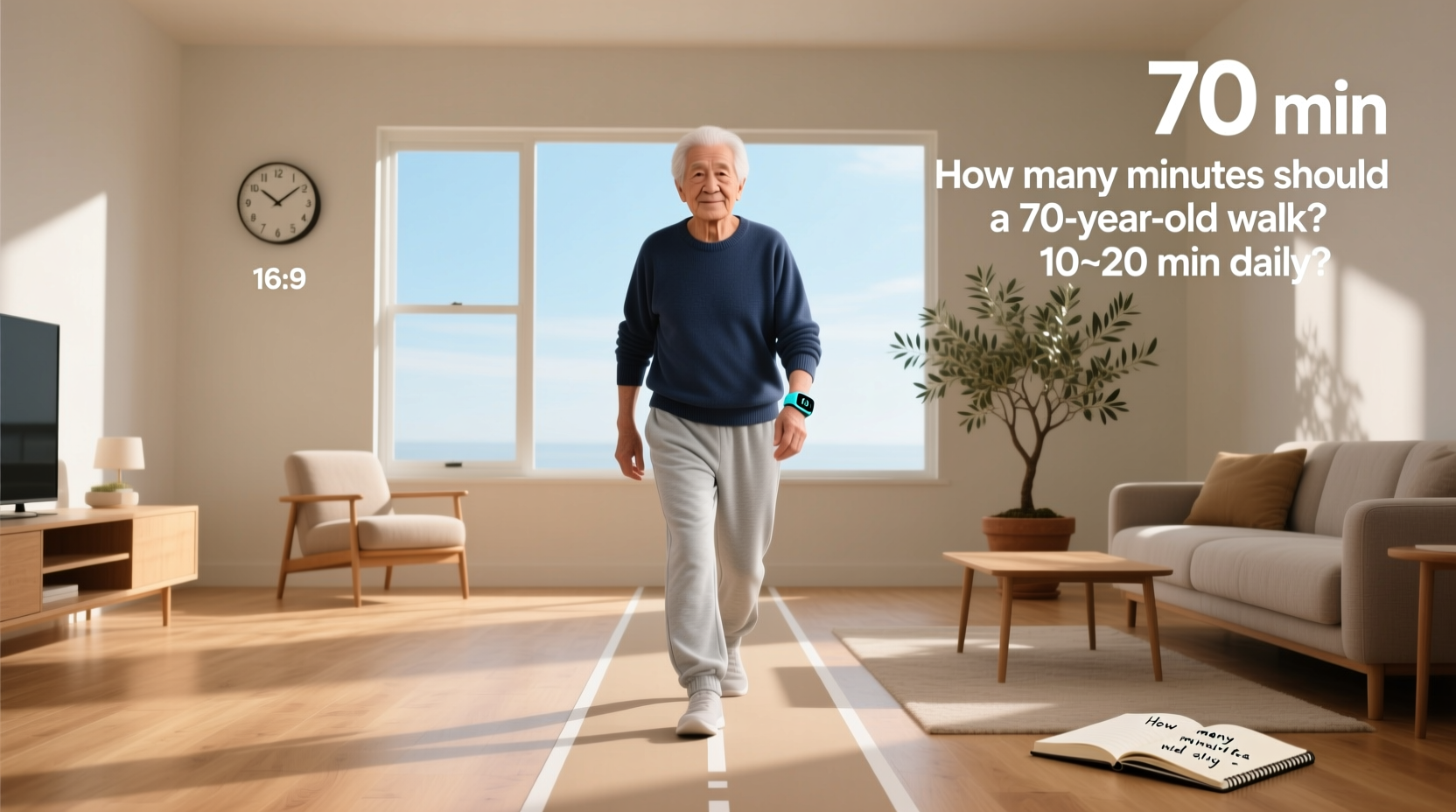 10 minute indoor walking for seniors guide