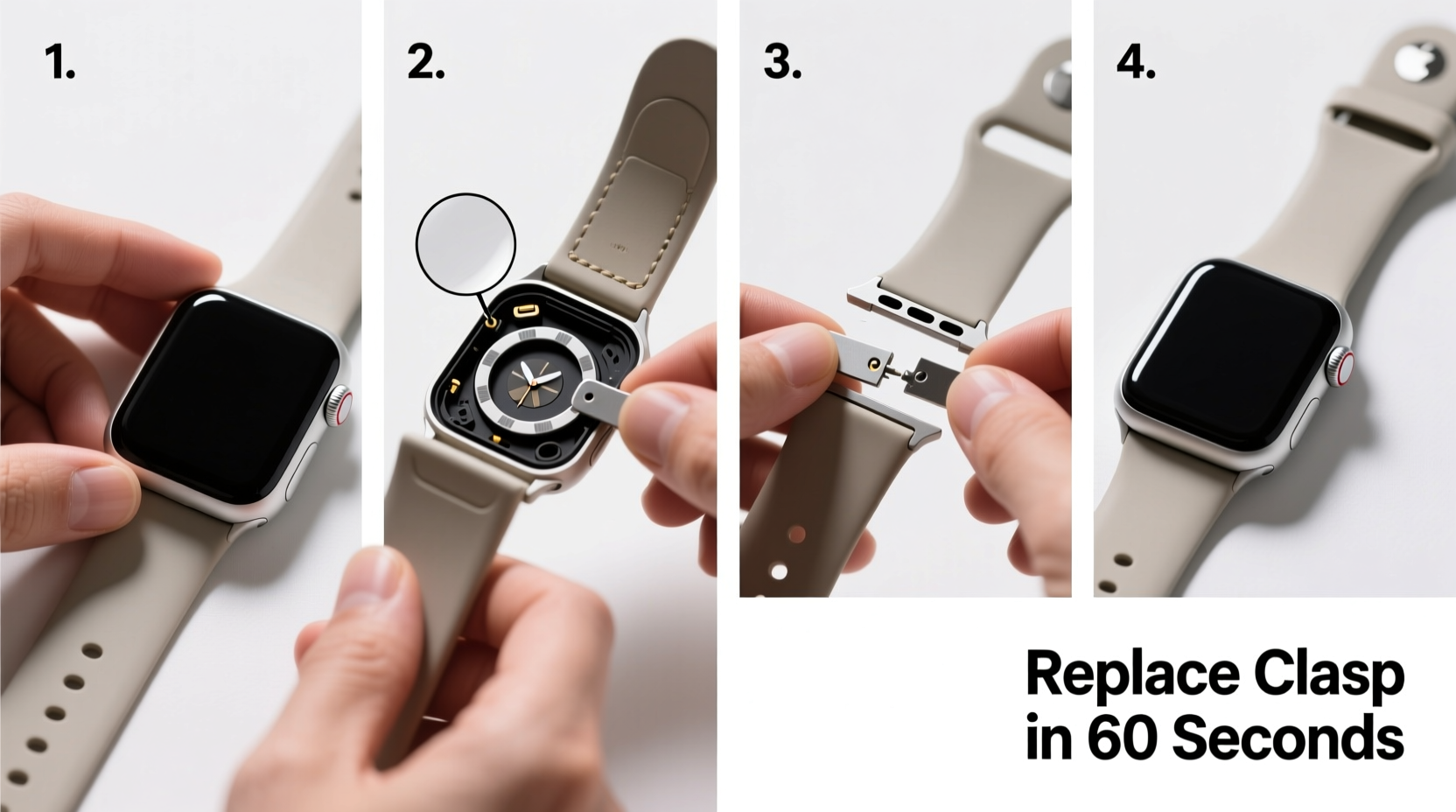 a step by step guide to replacing a broken apple watch band clasp safely and easily