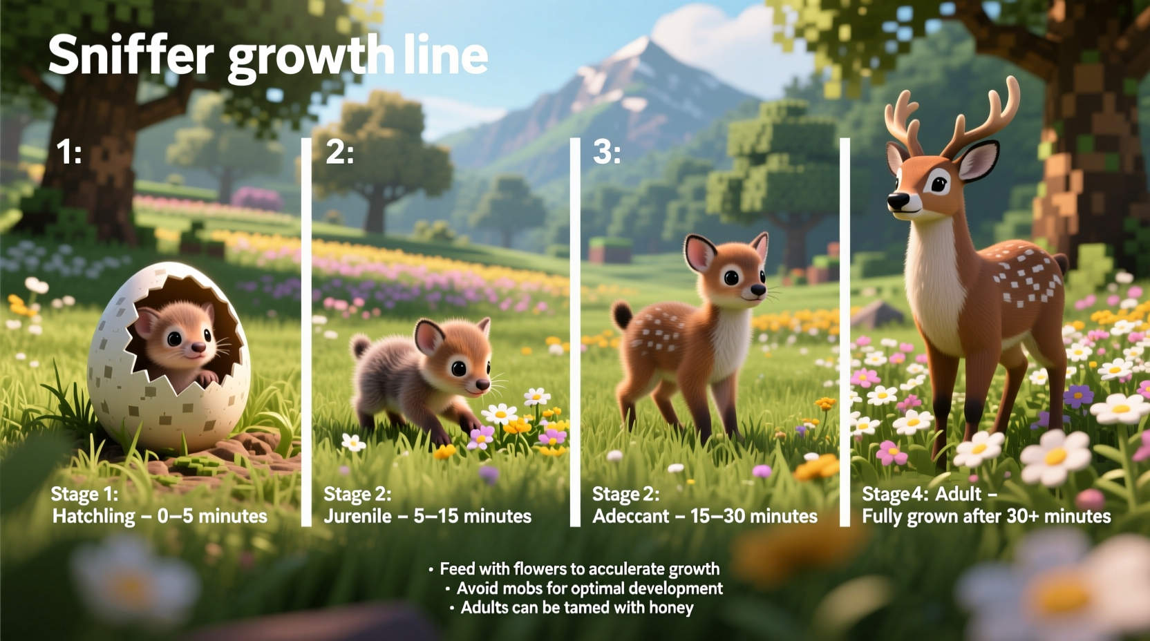 how long does it take for a sniffer to grow up in minecraft complete growth and care guide