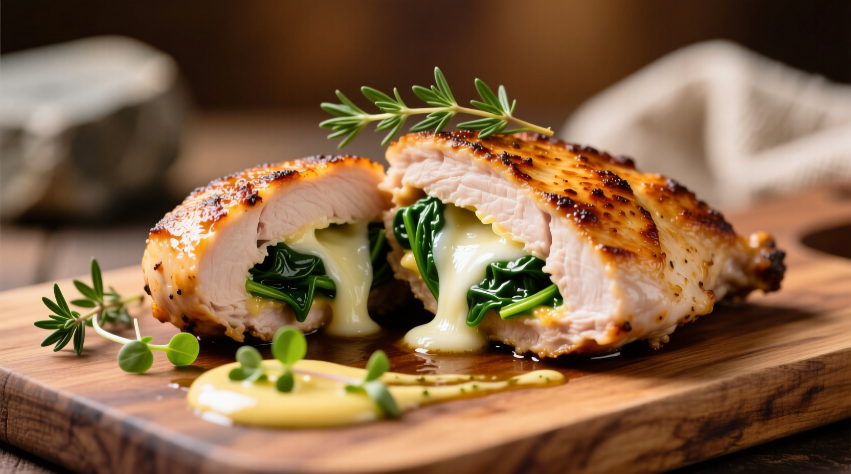 Perfect Spinach and Cheese Stuffed Chicken Breast Recipe