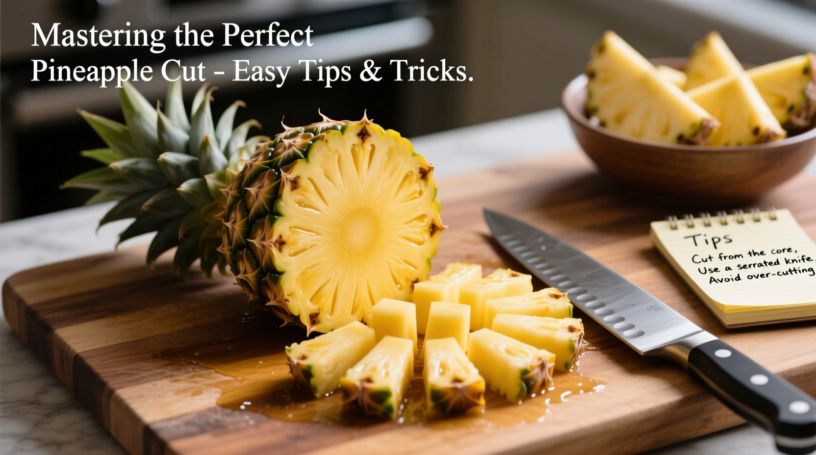 mastering the perfect pineapple cut easy tips and tricks for delicious results