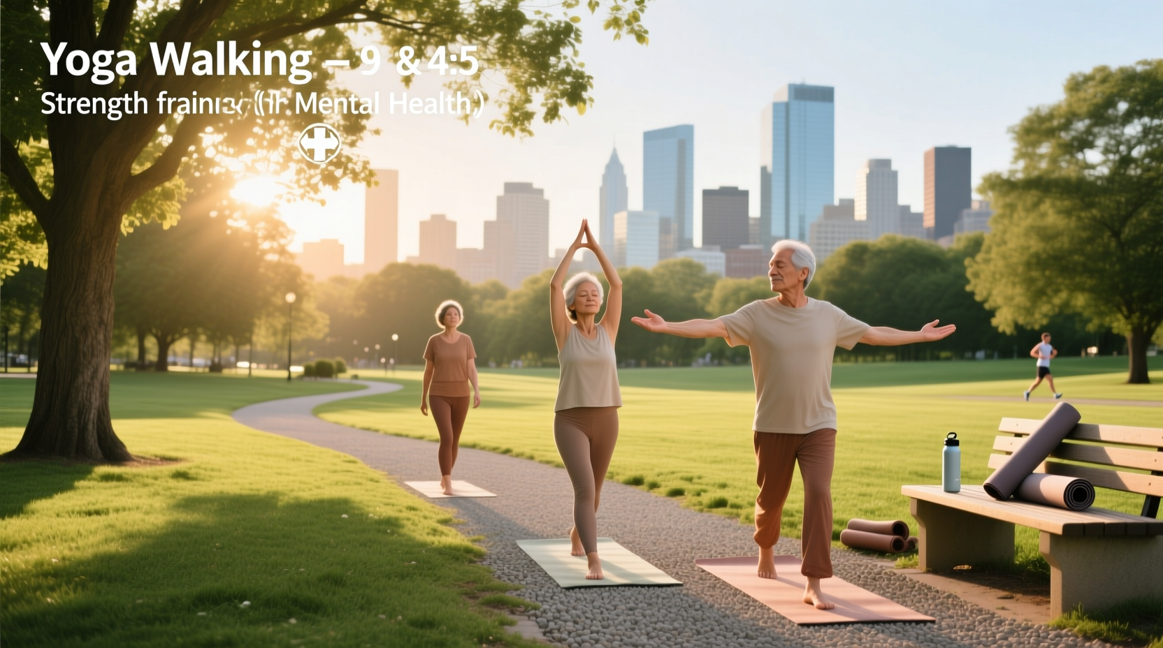 yoga, walking, strength for depression