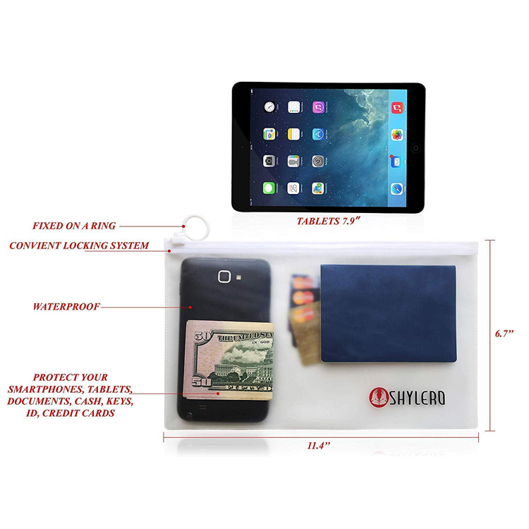 Borsa da spiaggia Tote per generi alimentari con manici in corda di cotone impermeabile per l'estate