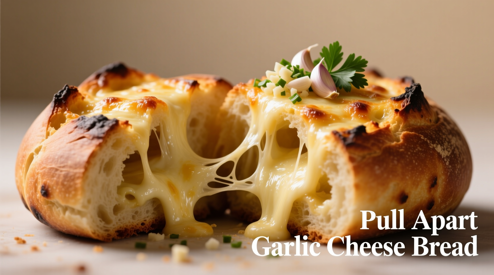 Perfect Pull Apart Garlic Cheese Bread Recipe