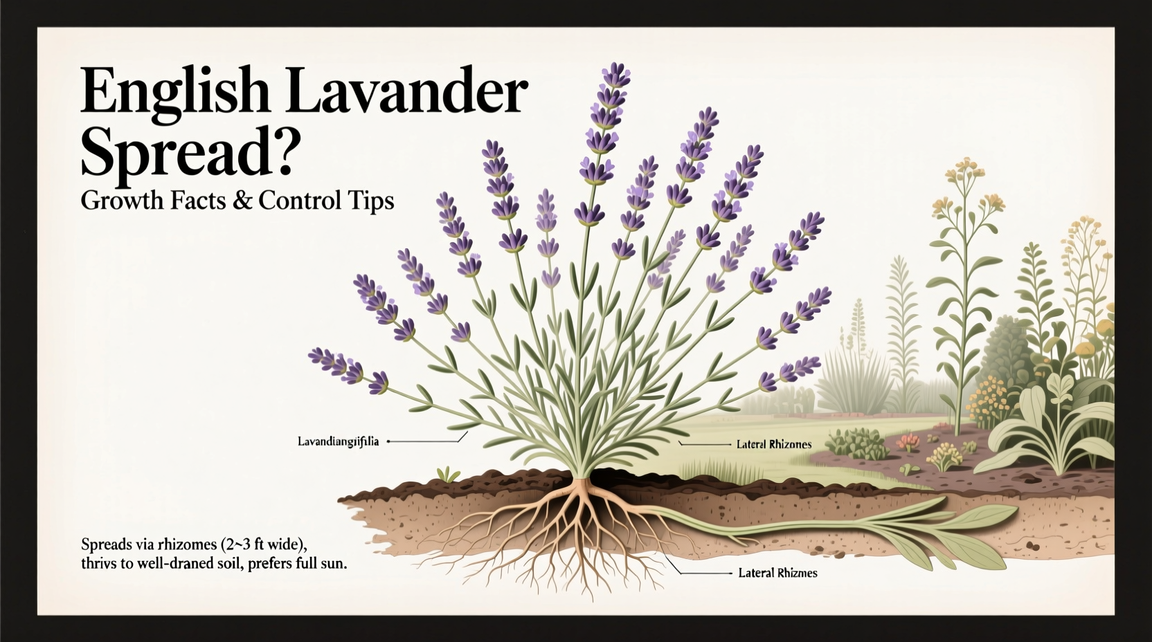 does english lavender spread