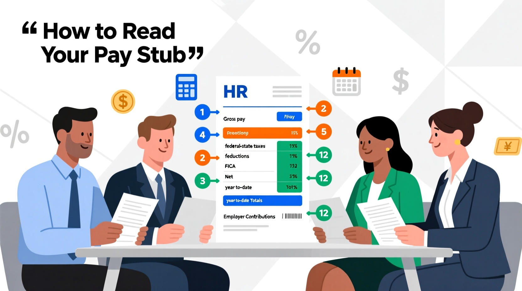 how to read and understand your pay stub a step by step guide