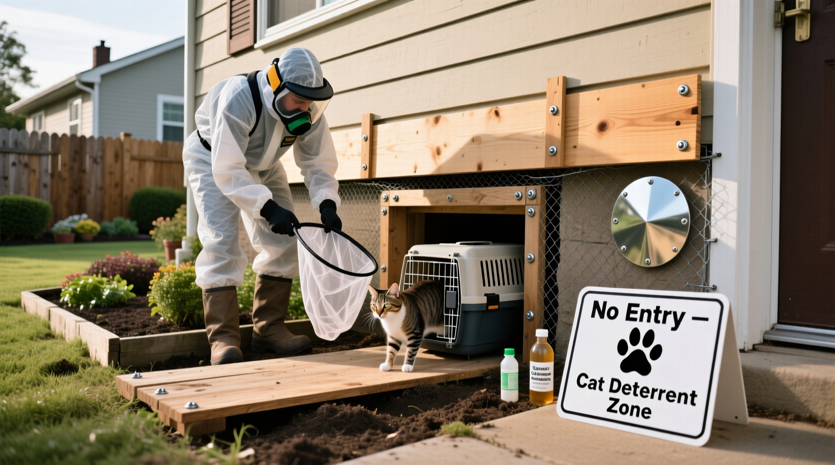 effective strategies to safely remove cats from under your house and prevent their return