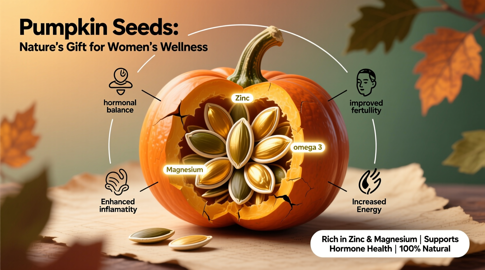 Pumpkin Seeds Benefits for Women: Science-Backed Health Facts