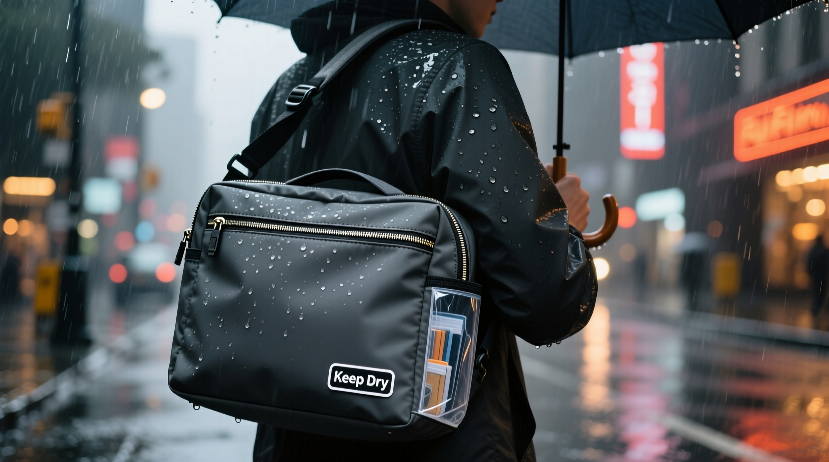 essential tips to keep your shoulder bag safe and dry in rain and snow